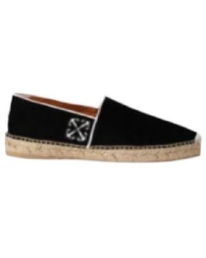 Off-White c/o Virgil Abloh Anglette Arrow-Embroidered Slip-On Espadrilles - Black