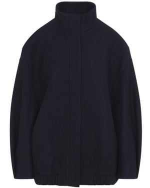 Dries Van Noten Stand-Up Collar Casual Jacket - Blue