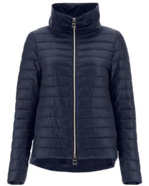 Herno Logo Down Jacket - Blue