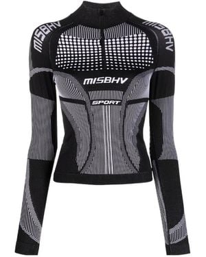 MISBHV Sport Europa Quarter-Zip Top - Black