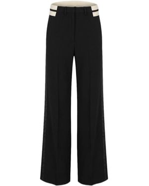 Jean Paul Gaultier Casual Trousers With Belt Loops - Black