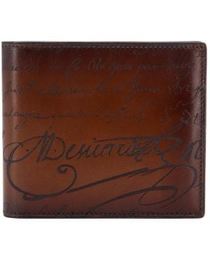 Berluti Double-Fold Wallet - Brown