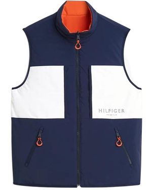 Tommy Hilfiger Reversible Zip-Thru Regatta Gilet - Blue