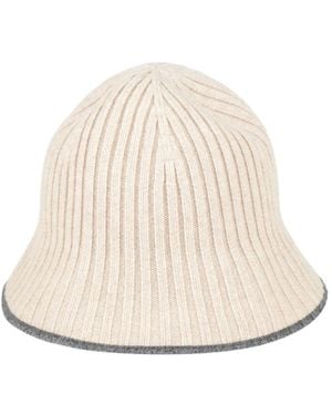 Brunello Cucinelli Solid Color Hats - White