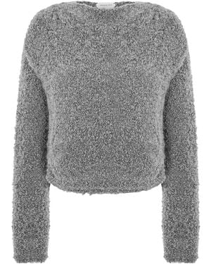 Magda Butrym Cropped Longsleeve Top - Gray