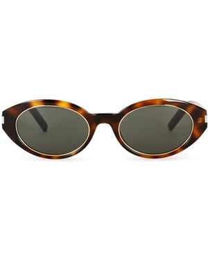 Saint Laurent Full Frame Sunglasses - White