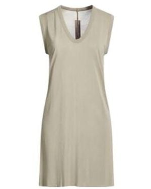 Rick Owens V-Neck Sleeveless Dress - Grey