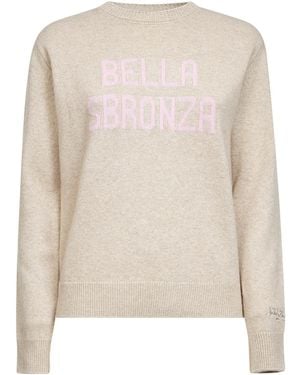 MC2 Saint Barth Embroidered Jumper - Natural