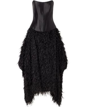 Jonathan Simkhai Leanna Strapless Gown - Black