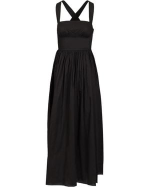 Matteau Crossback Midi Dress - Black