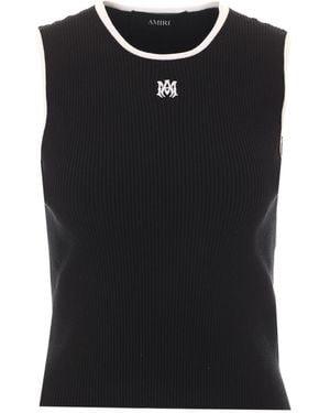 Amiri Sleeveless Vest - Black