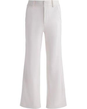 Alice + Olivia Alexander Vegan Trouser - White
