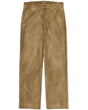 AURALEE Straight-Leg Casual Trousers - Natural