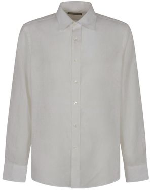 Canali Classic Long-Sleeve Shirt - Grey