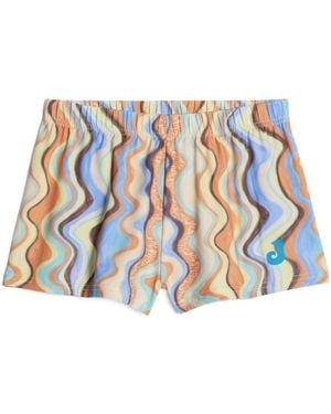 Jacquemus Wavy Pattern Swimming Shorts - Blue