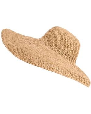 IBELIV Izy Woven Wide-Brim Hat - White