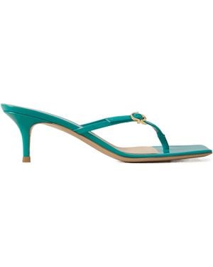 Gianvito Rossi Flip-Toe High Heel Sandals - Green