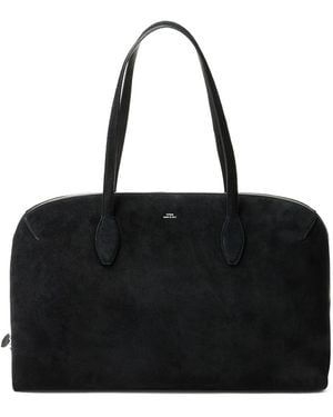 TOTEME Suede Tote Bag - Black