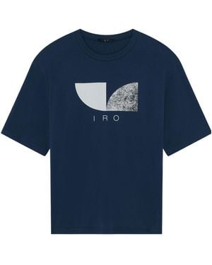 IRO Short-Sleeved T-Shirt - Blue