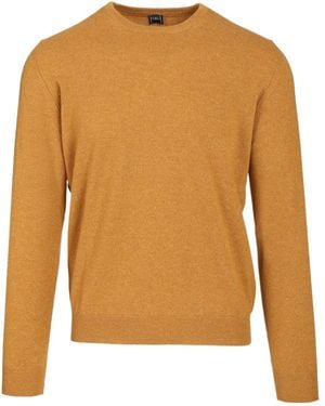 Fedeli Crew-Neck Sweater - Brown