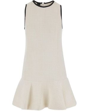 Pinko Flared Sleeveless Mini Dress - White