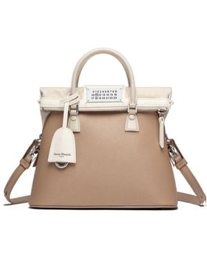 Maison Margiela 5Ac Small Tote Bag - Natural
