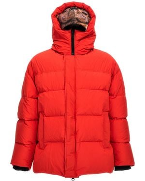 Doublet Animal Accent Down Jacket - Red