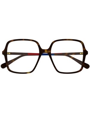 Gucci Eyewear Oversized Square Frame Glasses - White