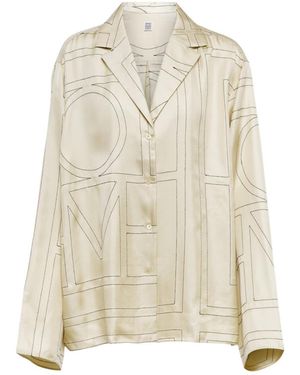 TOTEME Long Sleeve Shirt - Natural
