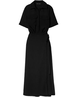 Proenza Schouler Woven Wrap Dress - Black