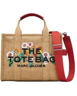 Marc Jacobs The Daisy Woven Medium Tote Bag - Red