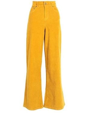 MAX&Co. Flared Trousers - Yellow