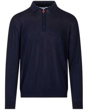 Kiton Long-Sleeved Jumper - Blue