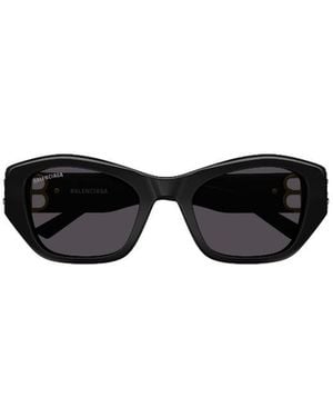 Balenciaga Eyewear Bb0311Sk Logo Temple Sunglasses - Black