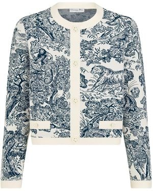 Dior Iviera Cropped Jacket - Blue