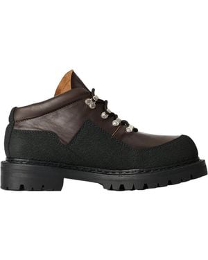 Our Legacy Lug-Sole Leather Boots - Black