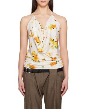 Acne Studios Patterned Top - Metallic