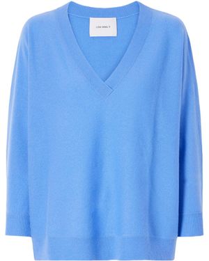 Lisa Yang V-Neck Jumper - Blue