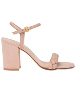 Gianvito Rossi Round Head High-Heeled Sandals - Pink
