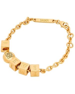 Loewe Pebble-Cube Bracelet - Metallic