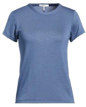 Rag & Bone Knitted Short-Sleeved T-Shirt - Blue