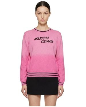 Marissa Chiara Crew Neck Jumper - Pink