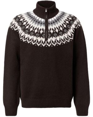 arch4 Zippered Knit Jumper - Black