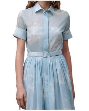 Dior Iviera Mid-Length Shirtdress - Blue