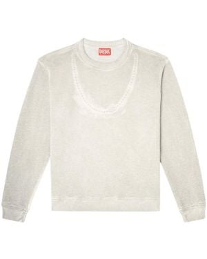 DIESEL F-Normy Sweatshirt - White