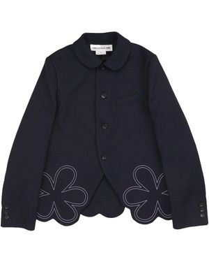 Comme des Garçons Flower Blazer - Blue