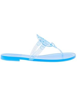 Tory Burch Miller Logo Jelly Sandals - Blue