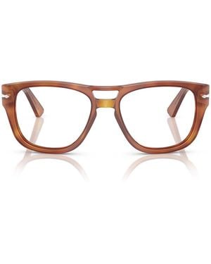 Persol Geometric Flat Mirror - Brown
