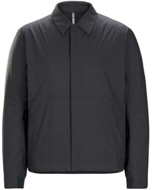 Veilance Zip-Up Overshirt - Black