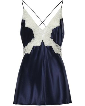 Alberta Ferretti Lace Camisole - Blue
